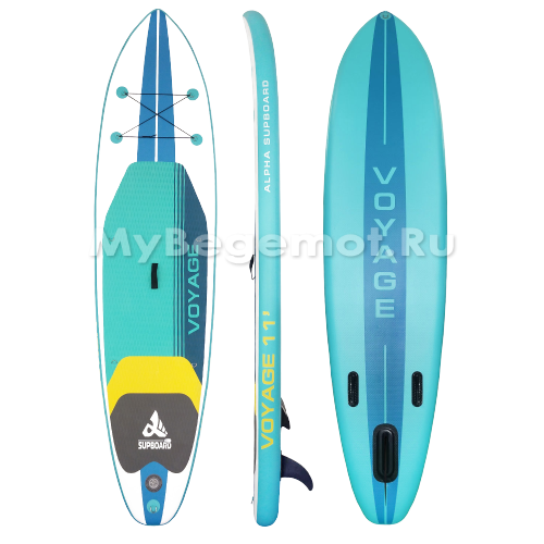 ДОСКА ДЛЯ SUP-СЕРФИНГА 335x81x15  VOYAGE 11` TRAVEL SERIES