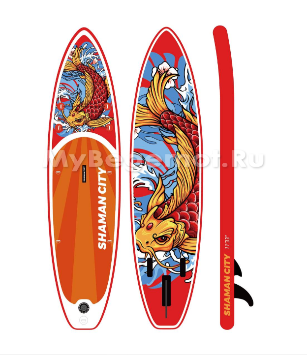 Sup Board Сап доска SHAMAN CITY 335Х81Х15 DRAGON