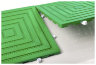 Пластиковая уличная модульная плитка ECOPLAST, зеленая