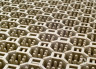 Модульное грязезащитное ПВХ покрытие OPTIMA DUOS 250x250x16мм, розовое.