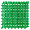 Модульное грязезащитное ПВХ покрытие OPTIMA DUOS 250x250x9мм, зеленое.