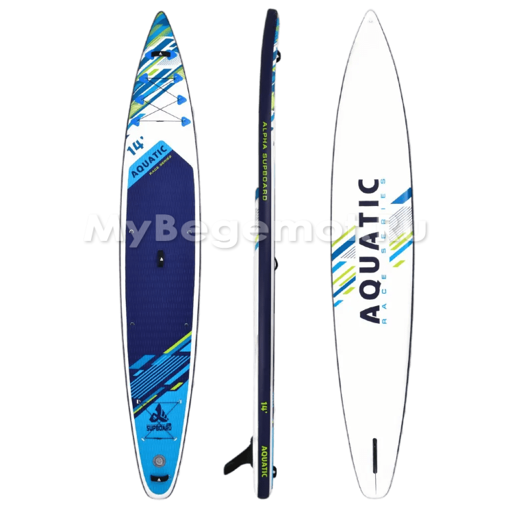 ДОСКА ДЛЯ SUP-СЕРФИНГА AQUATIC-14 RACE. Комплектация Стандарт.