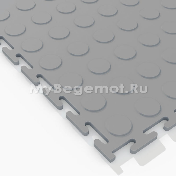 Модульное напольное ПВХ покрытие M-TILE HARD STUDDED, 7 мм