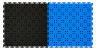 Модульное дренажное напольное ПВХ покрытие CANAL, RAL 5005, синий.