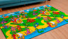Коврик для ползания FunKids™ Big-15 «Страна Динозавров / Азбука», двусторонний.