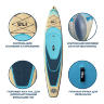Sup board ULI Inventor 12 с Электронасосом. Сап доска надувная.